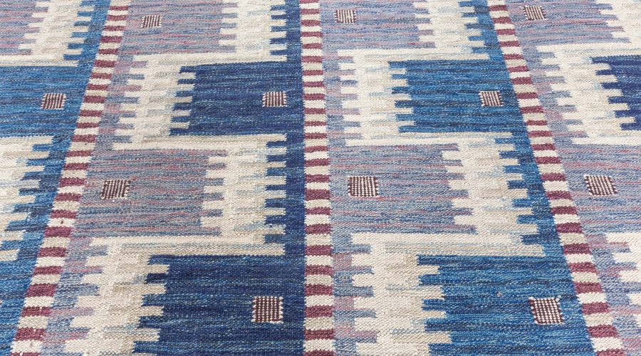 Contemporary Swedish flatwoven Rug N12323