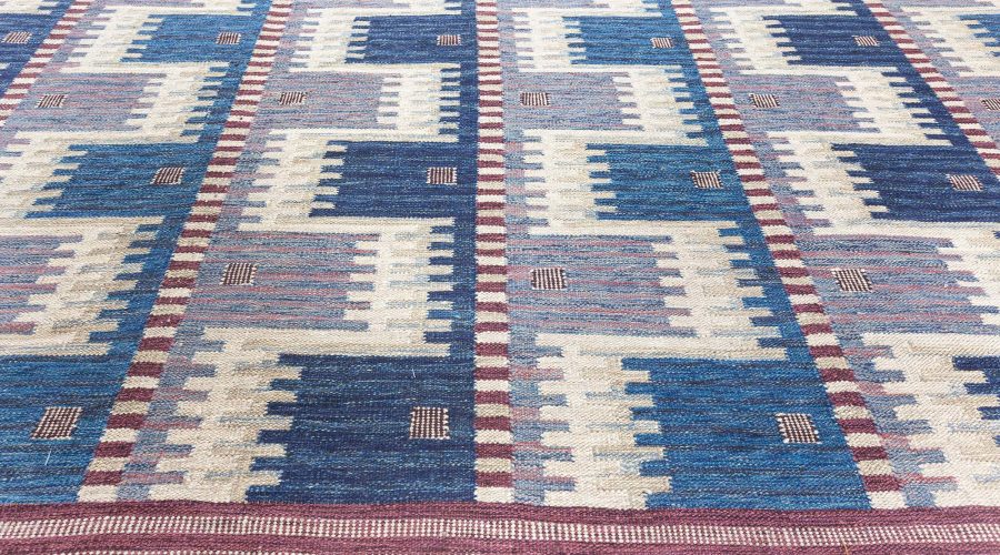 Contemporary Swedish flatwoven Rug N12323