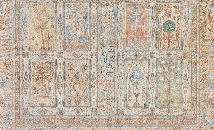 Antique Rugs with Garden Design in The Doris Leslie Blau Collection