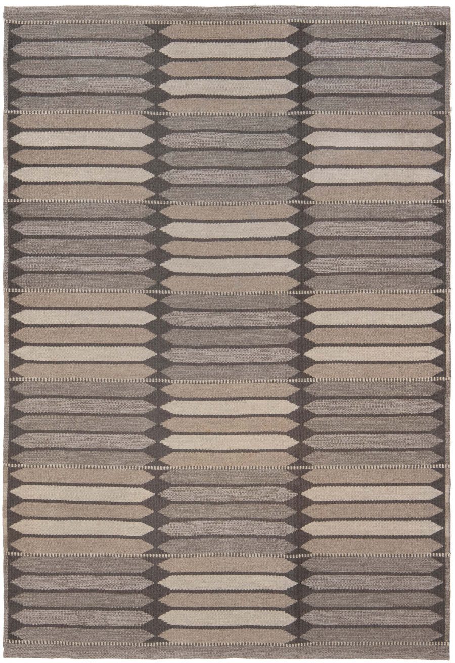 Midcentury Swedish Double Sided Rug BB7697