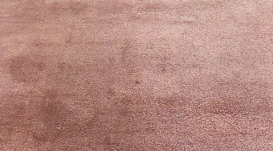 A Rare Vintage Arts & Crafts Donegal Rug in Aubergine and Green BB7686