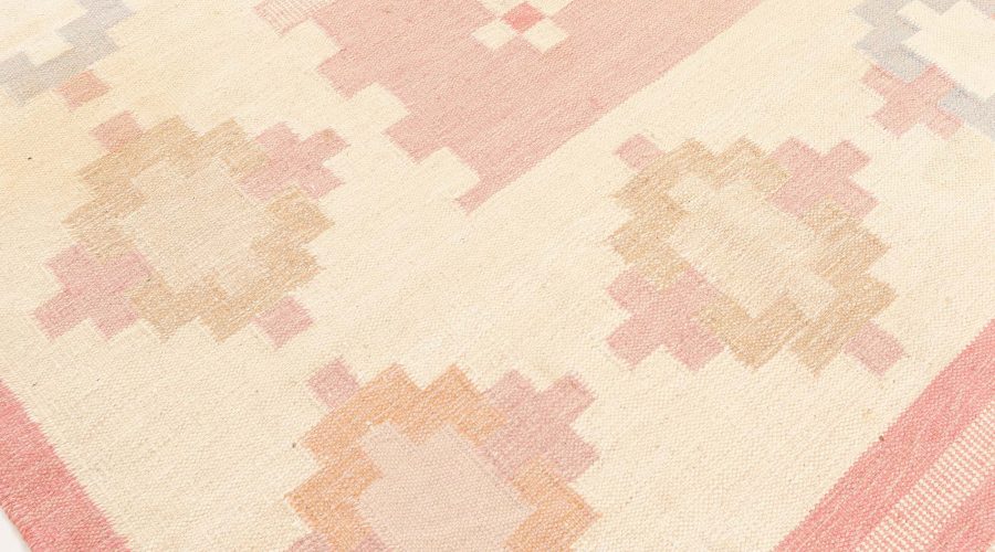 Midcentury Swedish Rolakan Rug in Pastel Colors BB7706