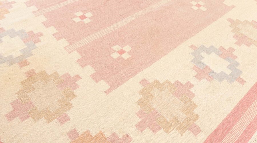 Midcentury Swedish Rolakan Rug in Pastel Colors BB7706