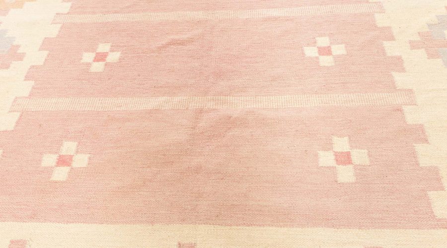 Midcentury Swedish Rolakan Rug in Pastel Colors BB7706