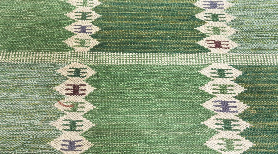 Modern Swedish Inspired Flat Weave Rug N12328