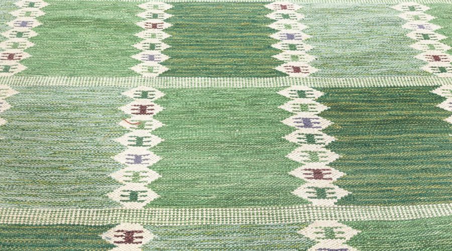 Modern Swedish Inspired Flat Weave Rug N12328