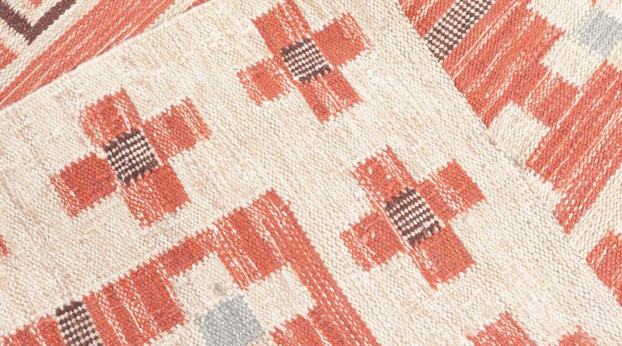 Swedish Flat Weave Rug N12331