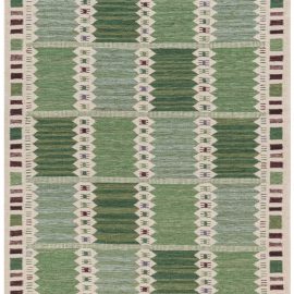 Modern Swedish Inspired Flat Weave Rug N12346