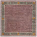 A Rare Vintage <mark class='searchwp-highlight'>Arts</mark> & Crafts Donegal Rug in Aubergine and Green BB7686