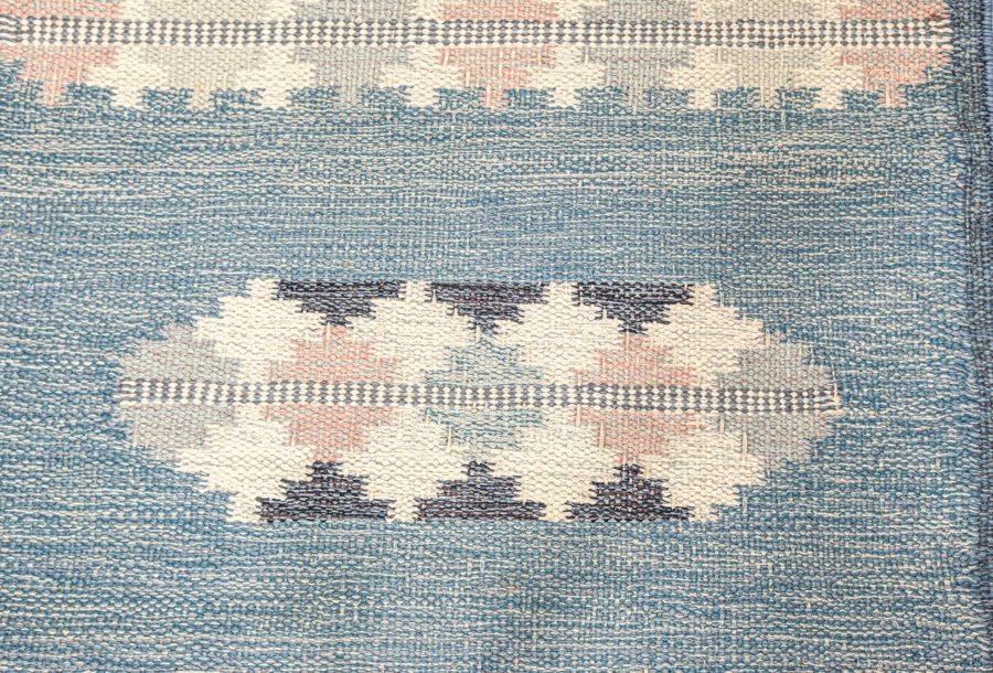 Swedish Flat Woven Runner Signed by Gitt Granssjo-Carlsson (GG) BB7770