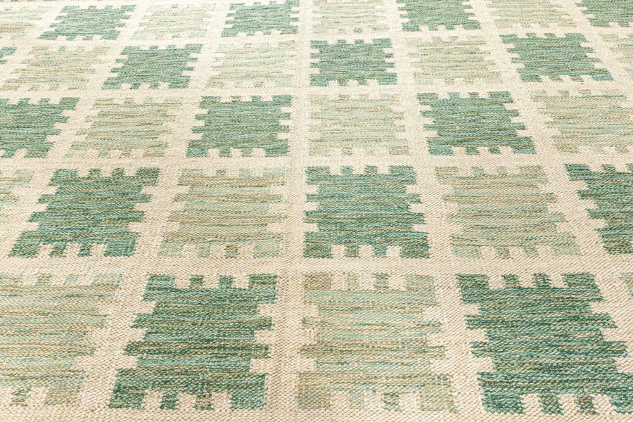 Swedish Flat Weave Rug N12359