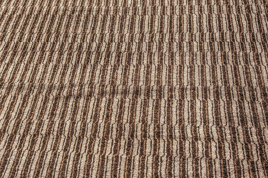 Modern Striped Rug of Tribal Inspiration N12364