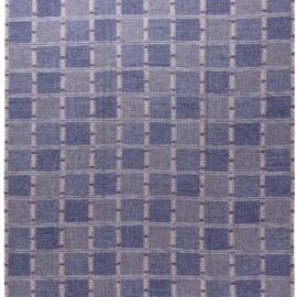 Modern Flatweave Geometric Light Gray Handmade Wool Rug “Quadrant” N12371