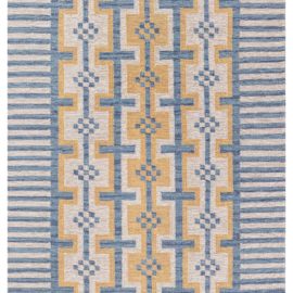 Swedish Rug of Mid-Century Inspiration N12360