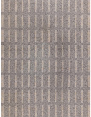 Contemporary Flatweave Solid Light Beige Wool Carpet “Alabaster” N12854 Contemporary Flatweave Solid Light Beige Wool Carpet “Alabaster” N12854