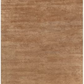 Rich Brown Handmade Wool Modern Rug “Brunello” N12372