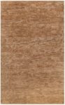 Contemporary <mark class='searchwp-highlight'>Hand-Knotted</mark> Wool Rug in a Rich Shade of Golden Brown N12372