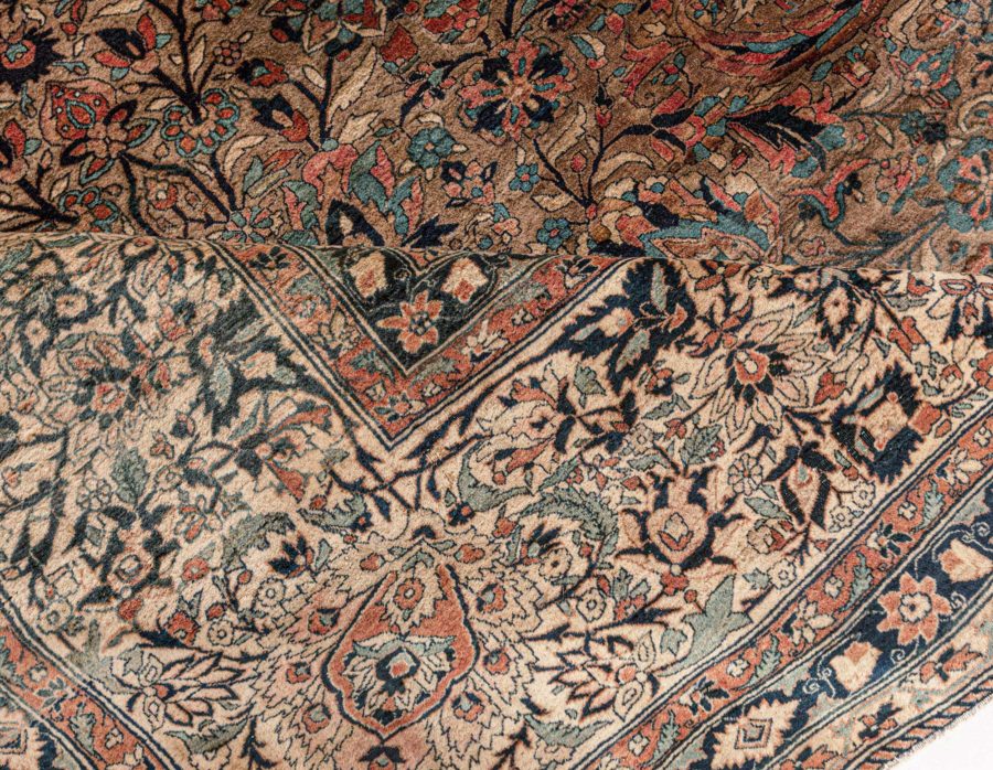 Antique Persian Kashan Rug BB7788