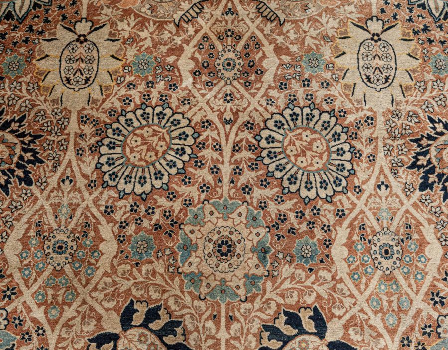 Antique Persian Haji Jalili Tabriz Rug BB7789