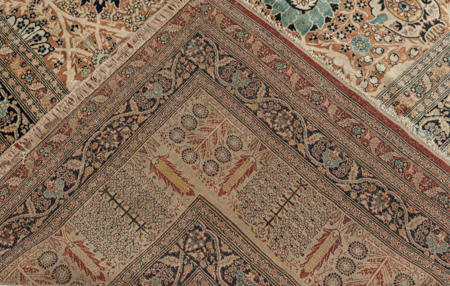 Antique Persian Haji Jalili Tabriz Rug BB7789