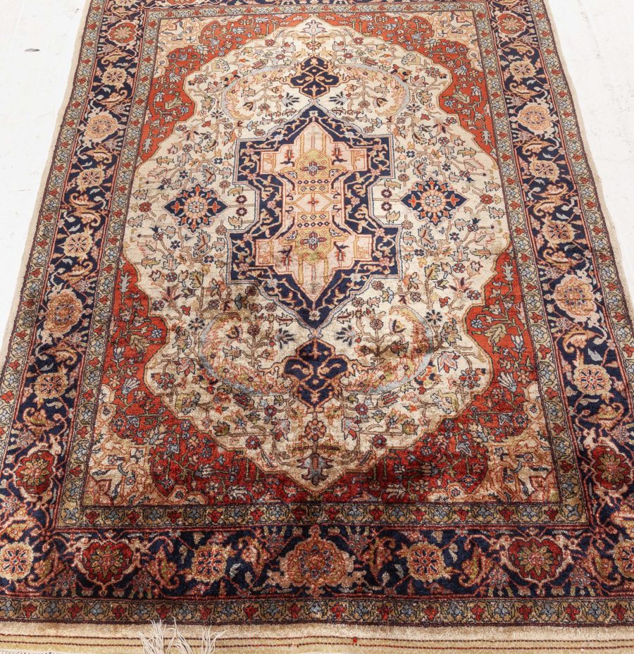 Vintage Egyptian Silk Rug BB7795