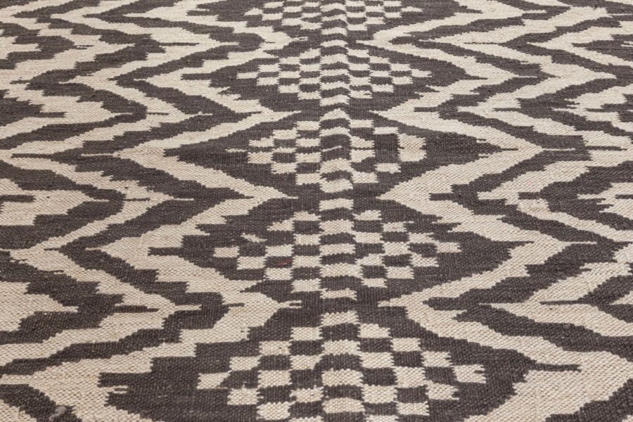 Modern Swedish Flat Weave Rug N12388