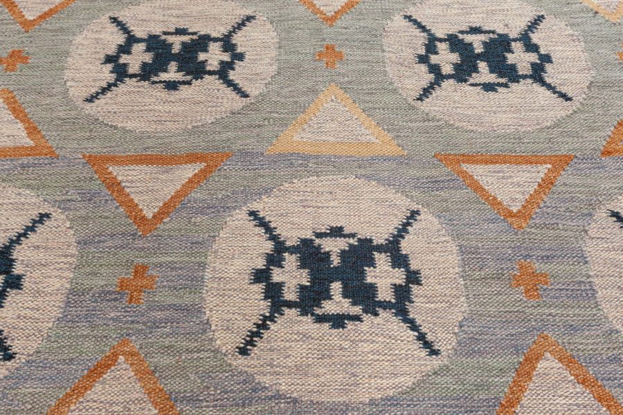 Modern Flat Weave Rug N12390