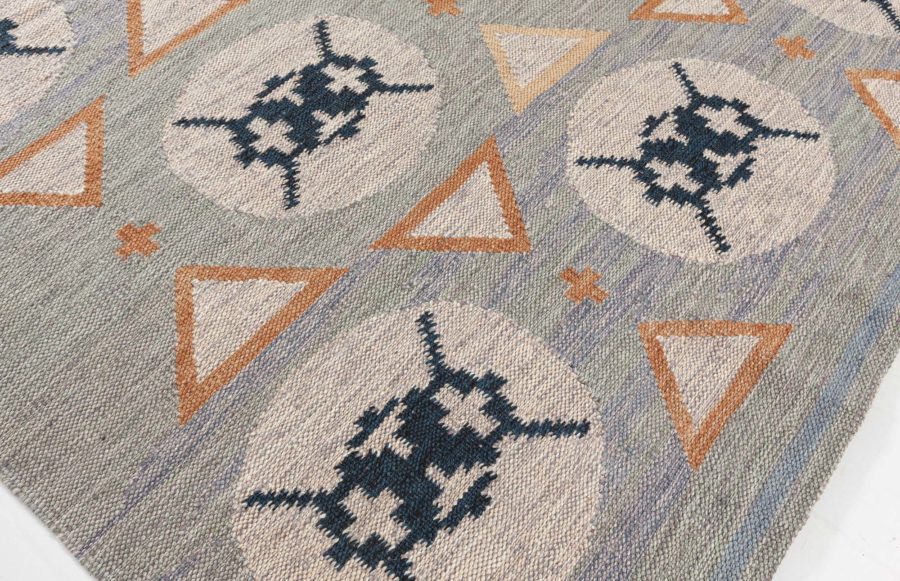 Modern Flat Weave Rug N12390