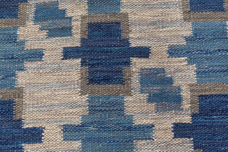 Modern Swedish Flat Weave Rug N12392