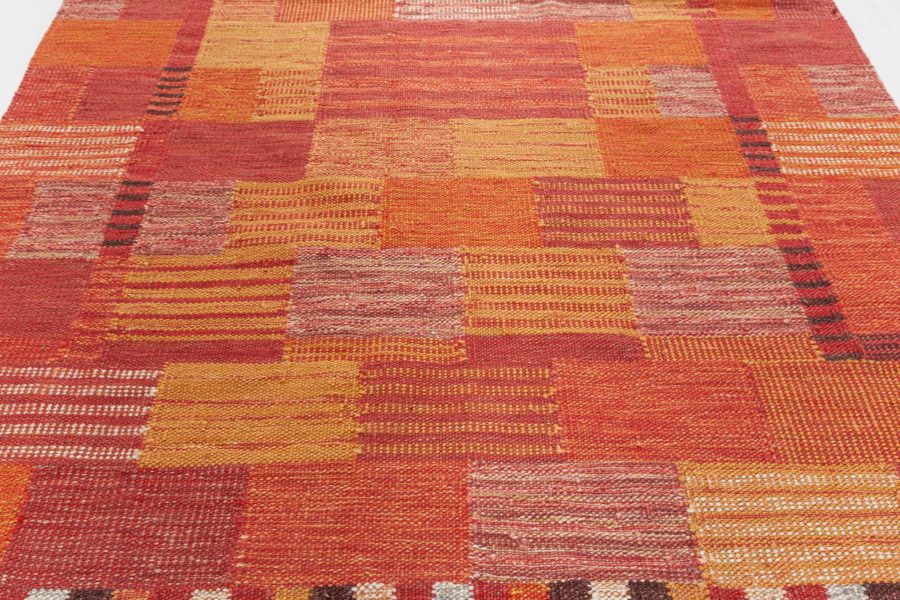 Modern Swedish Flat Weave Rug N12395