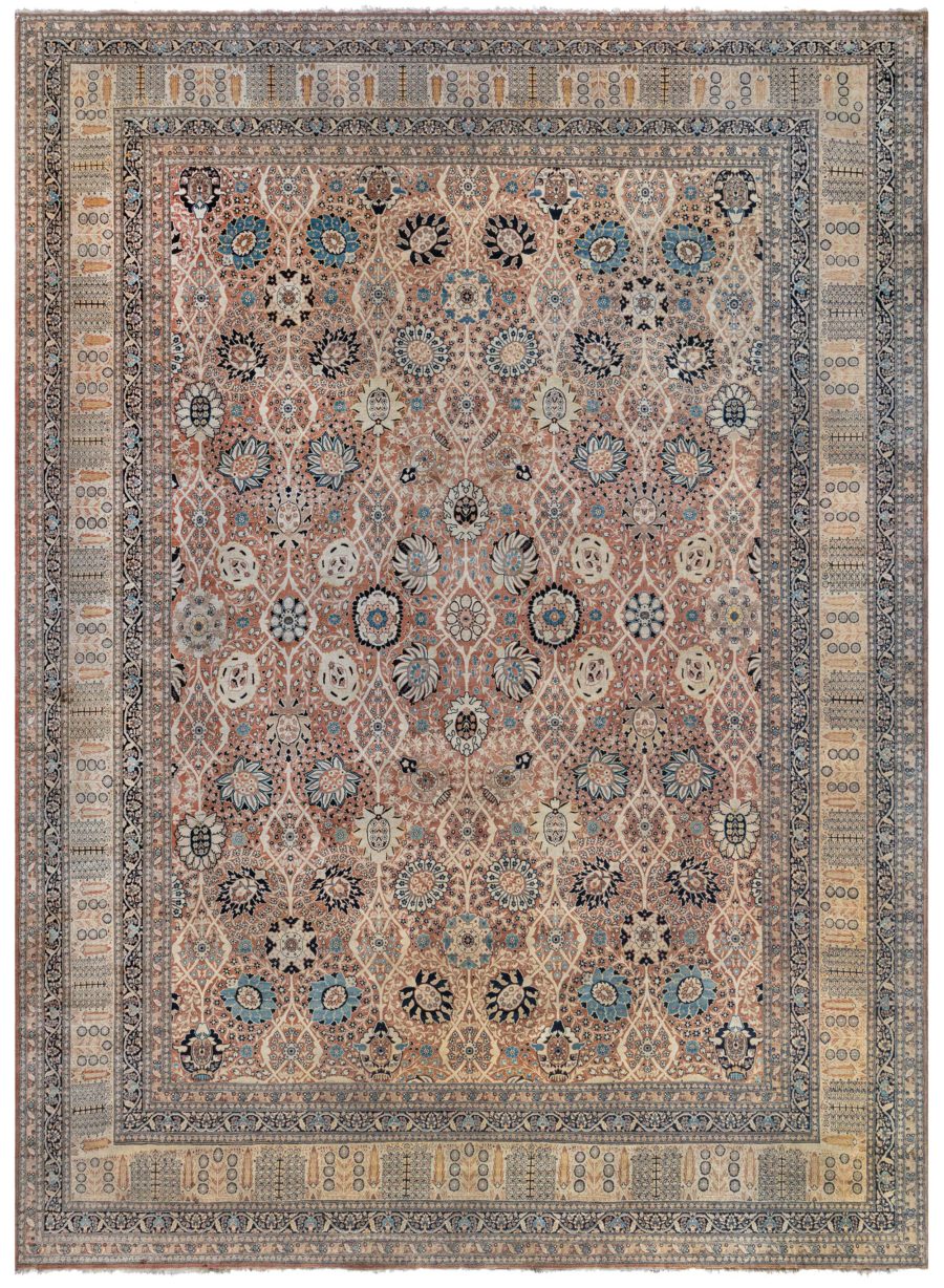 Antique Persian Haji Jalili Tabriz Rug BB7789