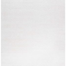 Hand-Knotted Contemporary Solid Mohair Rug In Soft White “Neve” N12381