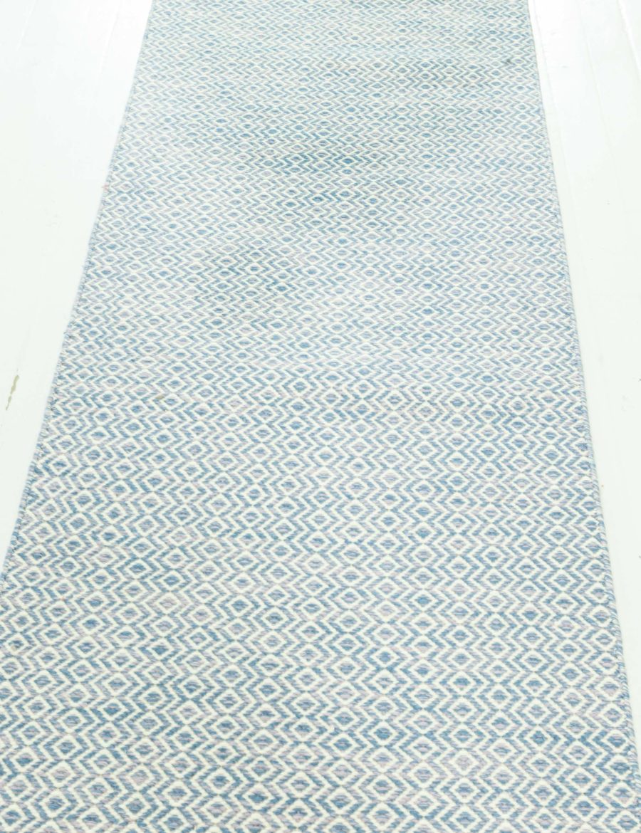 Modern Flat Weave Runner N12414