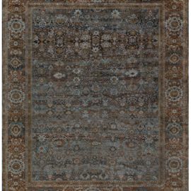 Antique Sultanabad Persian Allover Ivory Hand-Knotted Wool Rug – Circa 1920 BB7850