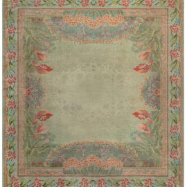 Art Nouveau Carpet in The Style of Georges de Feure Made in Vienna BB7875