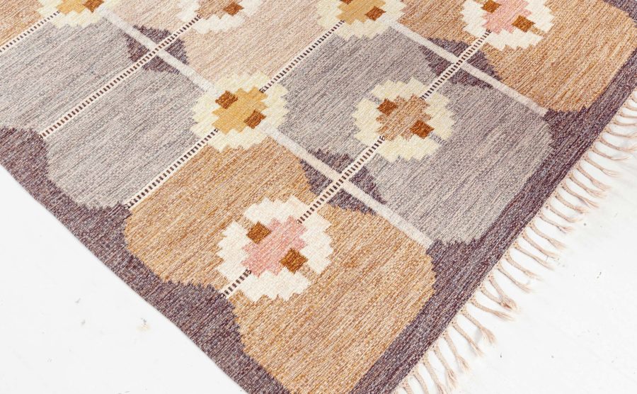 Swedish Flat woven Rug by Ingegerd Silow BB7827