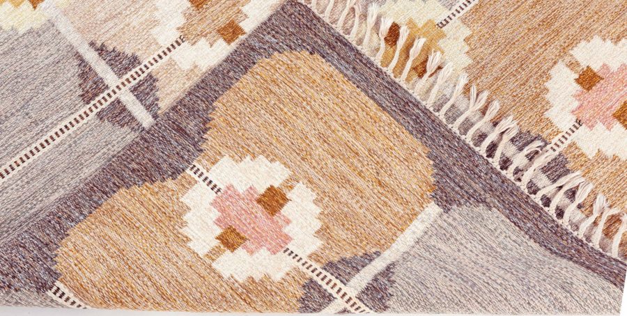 Swedish Flat woven Rug by Ingegerd Silow BB7827