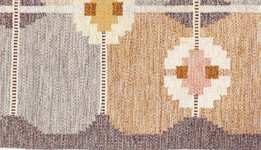 Swedish Flat woven Rug by Ingegerd Silow BB7827