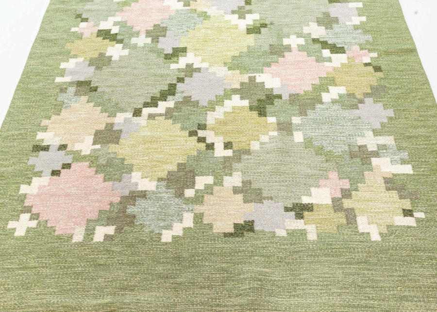 Swedish Flat Woven Rug By Ingegerd Silow BB7828