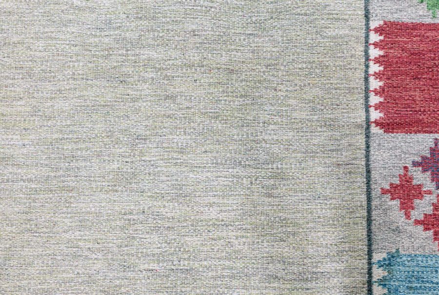 Swedish Flat woven Rug by Bitte Ahlgren (BA) BB7829