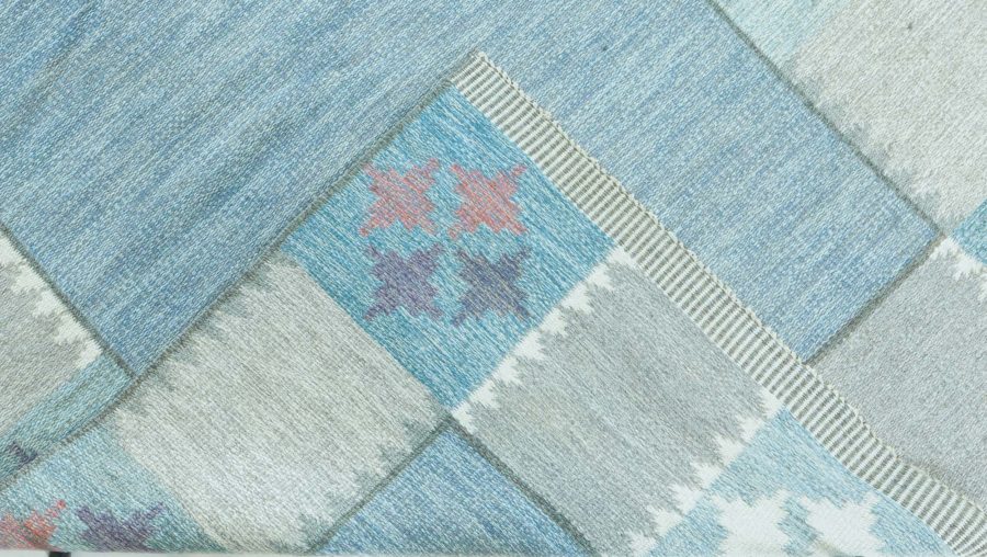 Swedish Flat Woven Rug by Bitte Ahlgren (BA) BB7856