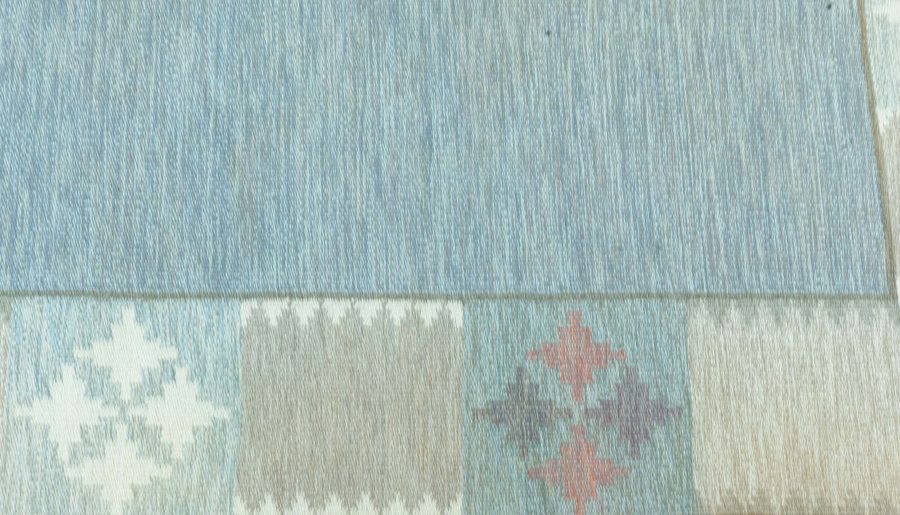Swedish Flat Woven Rug by Bitte Ahlgren (BA) BB7856
