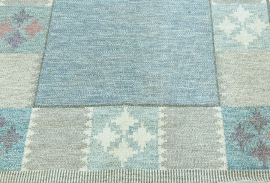 Swedish Flat Woven Rug by Bitte Ahlgren (BA) BB7856