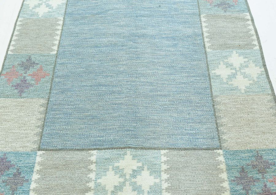Swedish Flat Woven Rug by Bitte Ahlgren (BA) BB7856
