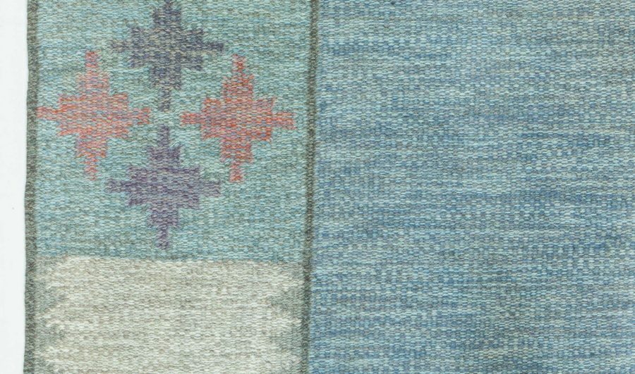 Swedish Flat Woven Rug by Bitte Ahlgren (BA) BB7856