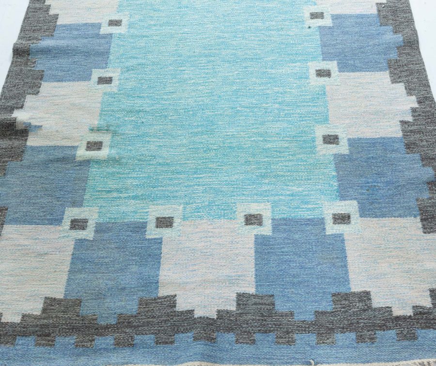 Swedish Flat woven Rug by Ingegerd Silow BB7859