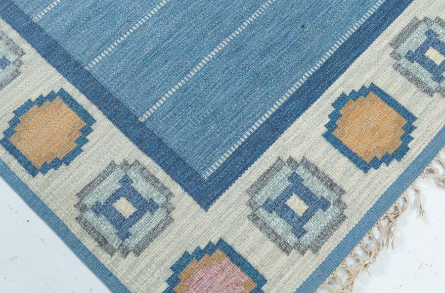 Swedish Flat woven Rug by Ingegerd Silow BB7860