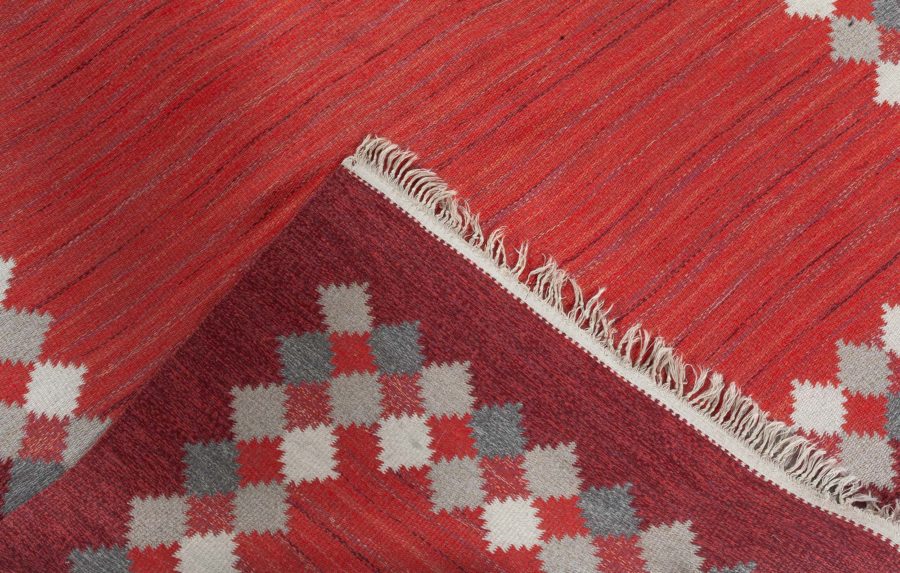 Swedish Flat woven Rug by Ingegerd Silow BB7864