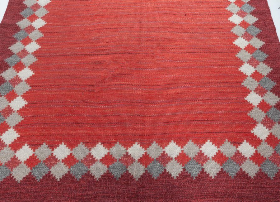 Swedish Flat woven Rug by Ingegerd Silow BB7864