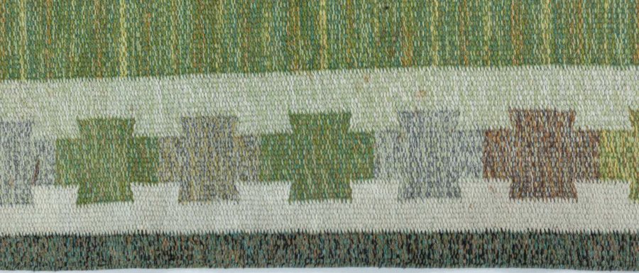 Swedish Flat woven Rug by Ingegerd Silow BB7866
